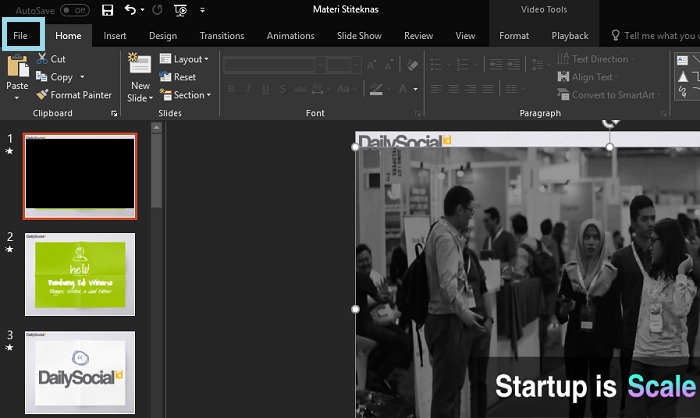 Cara Membuat Video Menggunakan Powerpoint 2016 Dailysocial
