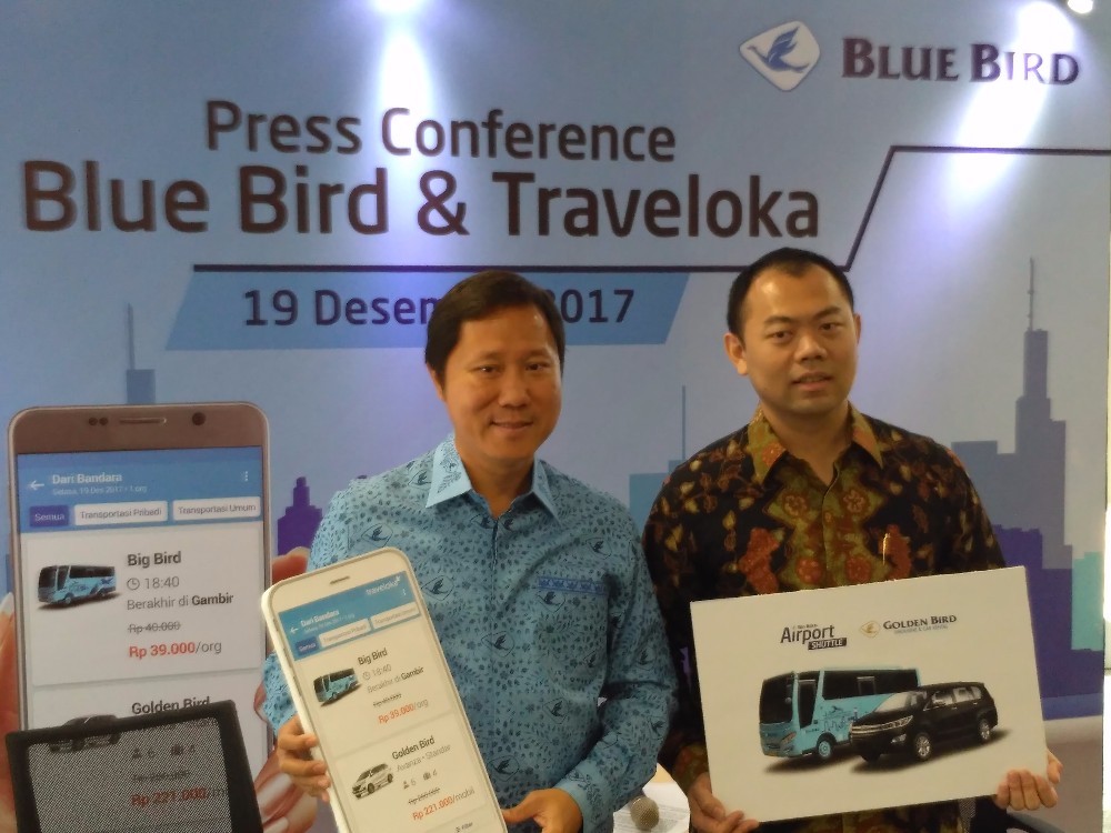 Blue Bird and Traveloka Launches Airport Transportation Service