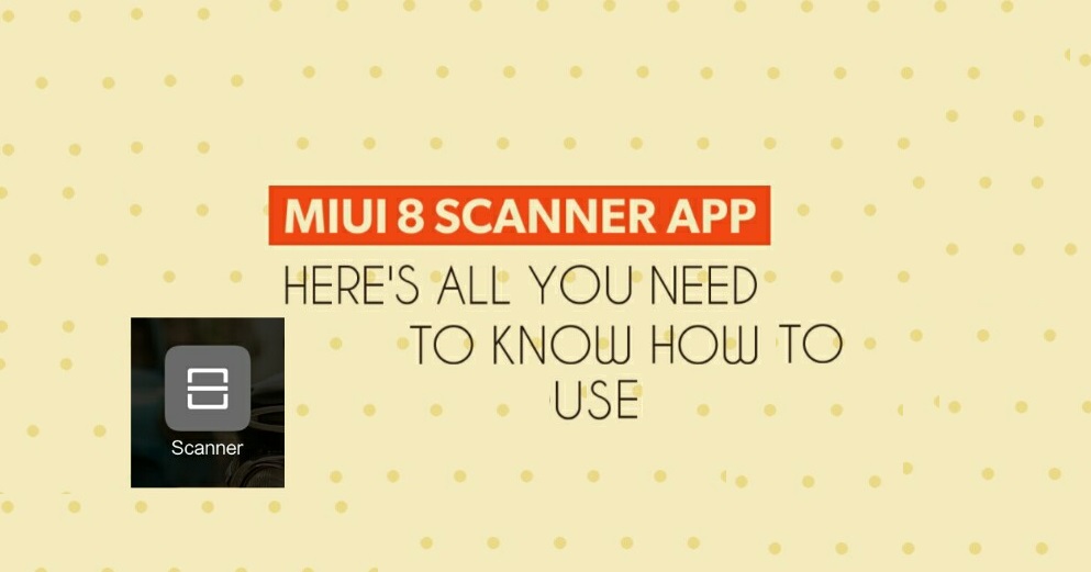 Ilustrasi Scanner di MIUI