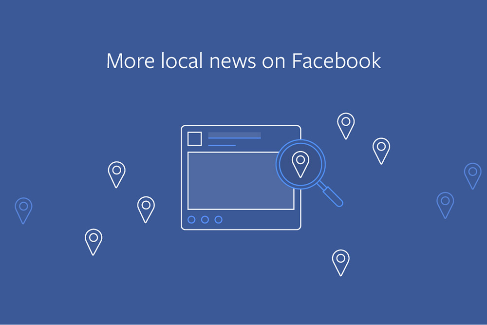 Ilustrasi berita-berita lokal di Facebook / Facebook