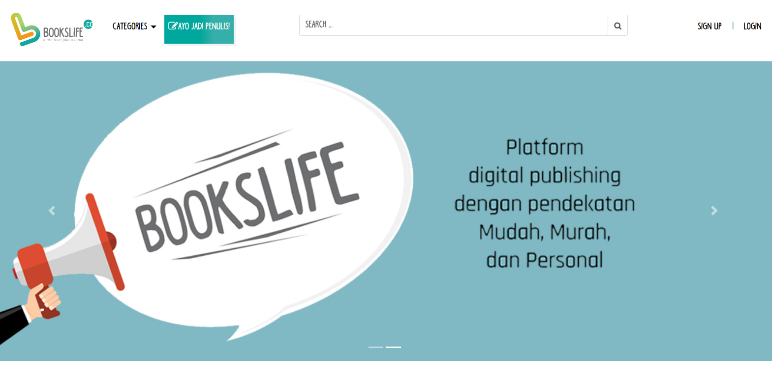 BooksLife, platform penerbitan digital / DailySocial
