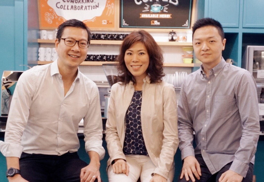 Richard Lim (CFO dan Chief of Real Estate), Vanessa Hendriadi (CEO) serta Donny Tandianus (CTO) / Go-Rework
