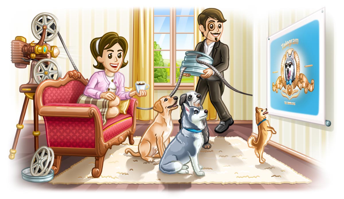 Ilustrasi dari Telegram