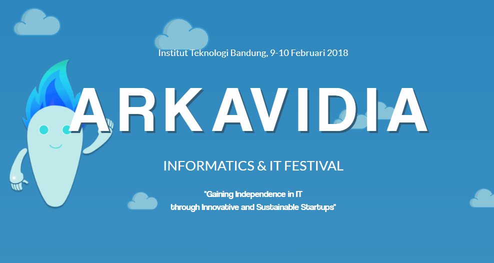 Arkavidia 4.0 akan diselenggarakan pada 9-10 Februari 2018