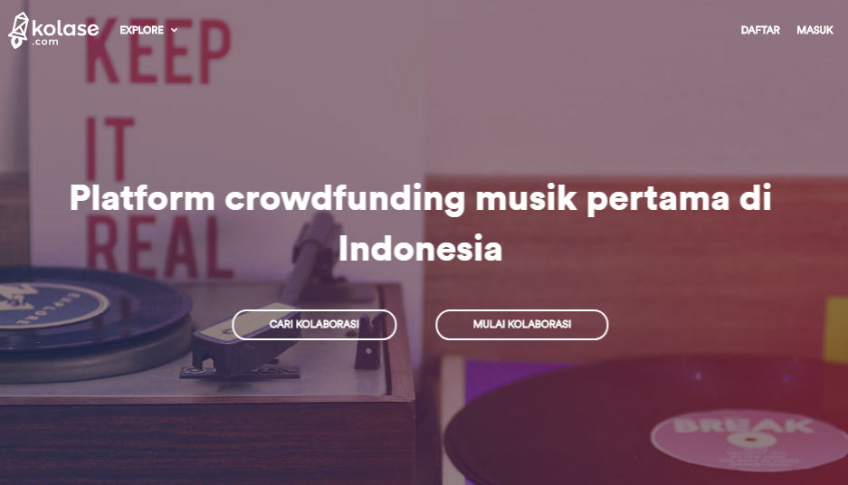 Situs Kolase sajikan layanan crowdfunding untuk bantu musisi di Indonesia