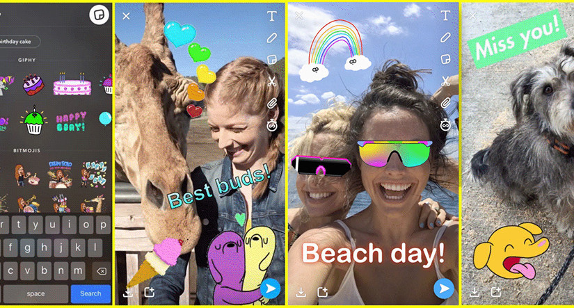 Berkat Integrasi Giphy, Snapchat Stories Kini Bisa Ditempeli Sticker GIF