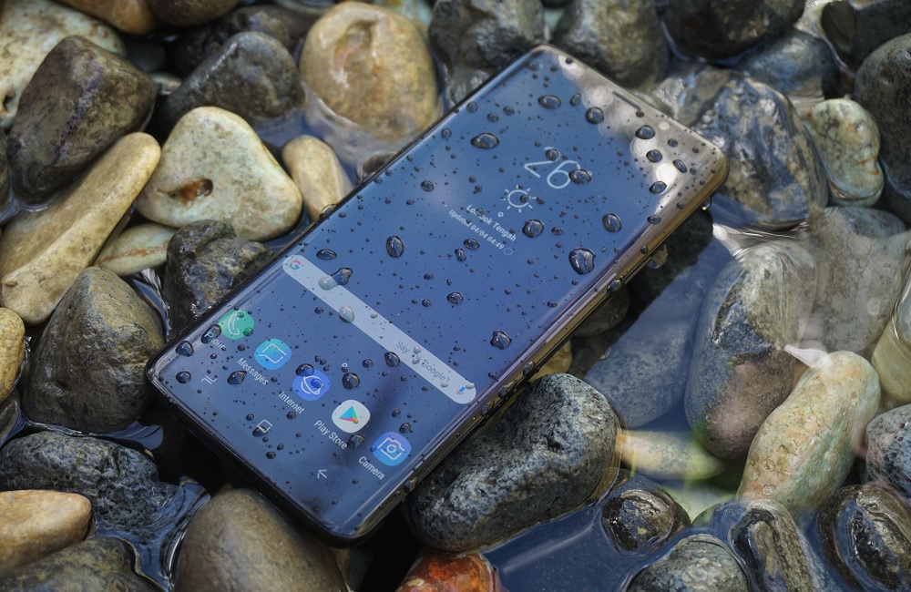 Samsung Galaxy S9+.