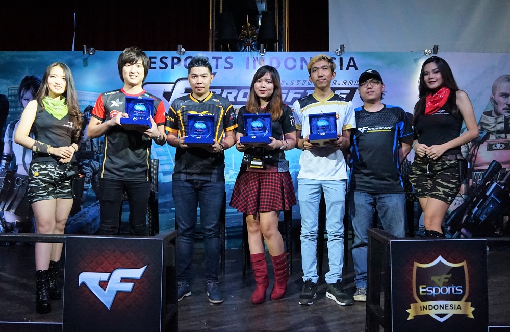 Para gamer pro Indonesia yang jadi tamu di acara CrossFire Next Generation eSports.