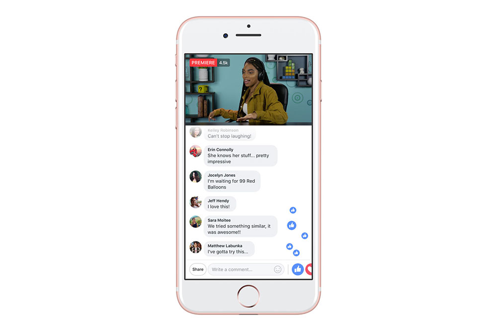 Bagi yang takut merasa ditipu oleh video rekaman yang menyamar sebagai siaran langsung, perhatikan saja labelnya di ujung kiri atas / Facebook