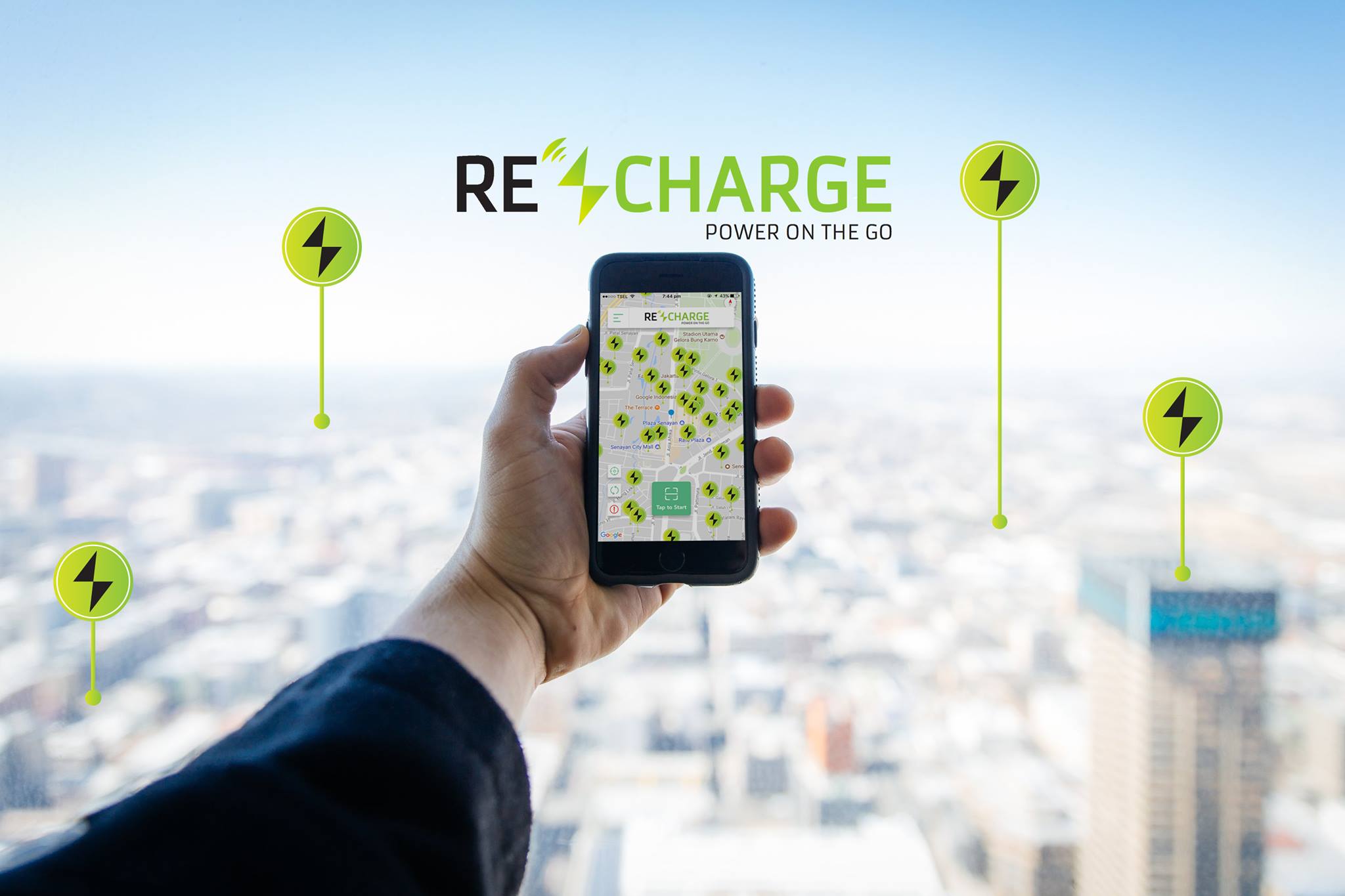 Mengenal ReCharge, layanan on demand rental power bank / ReCharge
