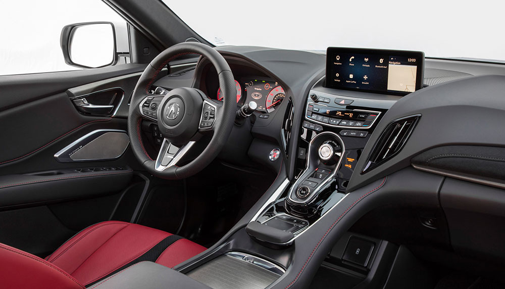 Dashboard Acura RDX edisi 2019 yang dilengkapi sistem True Touchpad Interface / Acura