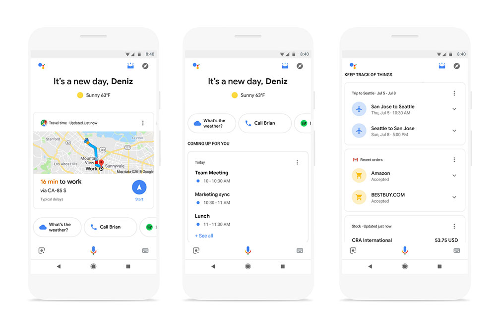 Tampilan ringkasan visual yang disuguhkan Google Assistant / Google