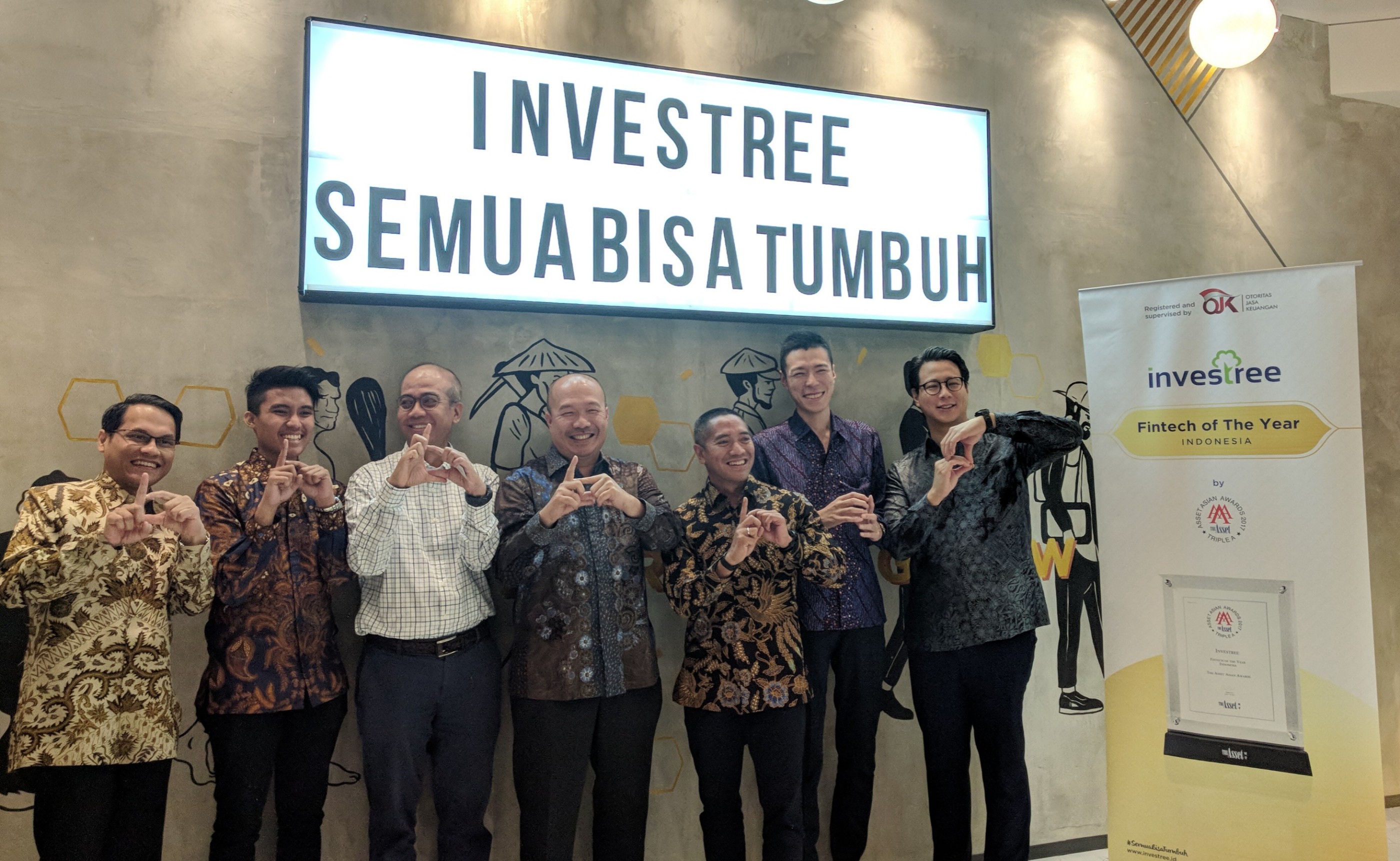 Manajemen Investree beserta jajaran investornya / DailySocial