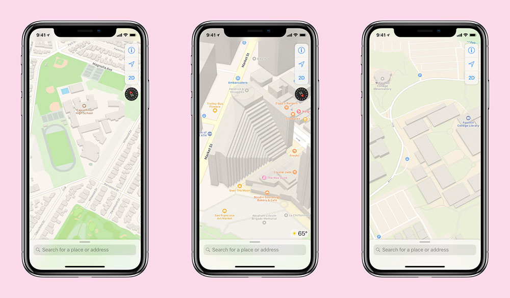Seperti Google, Apple memutuskan untuk mengerjakan semua komponen peta digitalnya sendiri / TechCrunch
