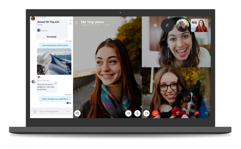 Skype Versi 8.0 Diluncurkan di Desktop