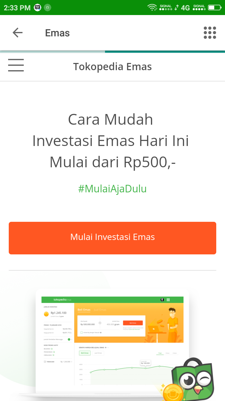 Cara Membeli Emas di Tokopedia  Dailysocial