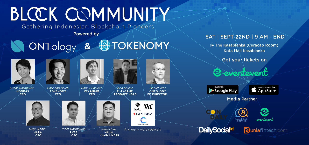 Acara Block Community perdana akan diselenggarakan di Jakarta