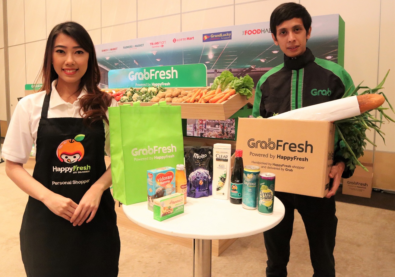Grab dan HappyFresh Resmikan Kehadiran "Online Grocery" GrabFresh / Grab