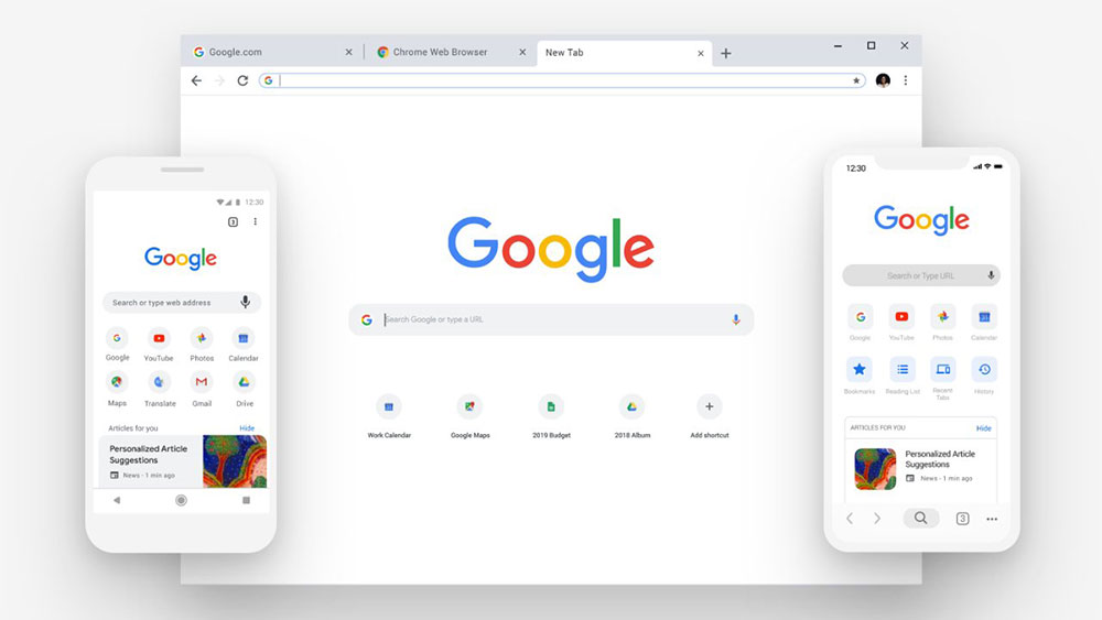 Tampilan baru Google Chrome di Android, desktop dan iOS / Google