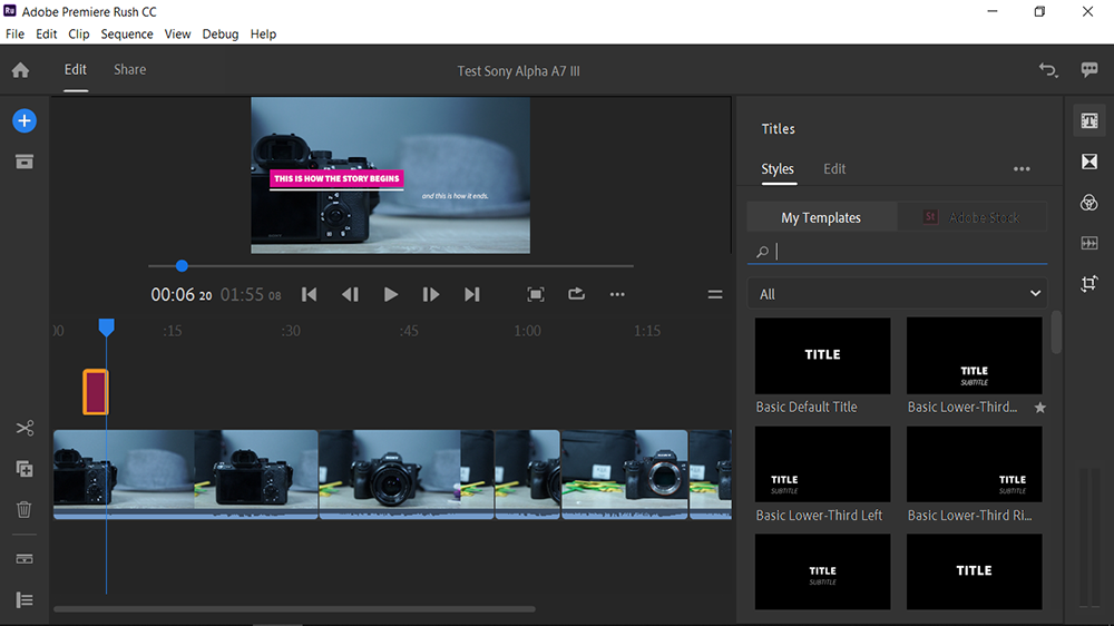 Adobe premiere rush что это