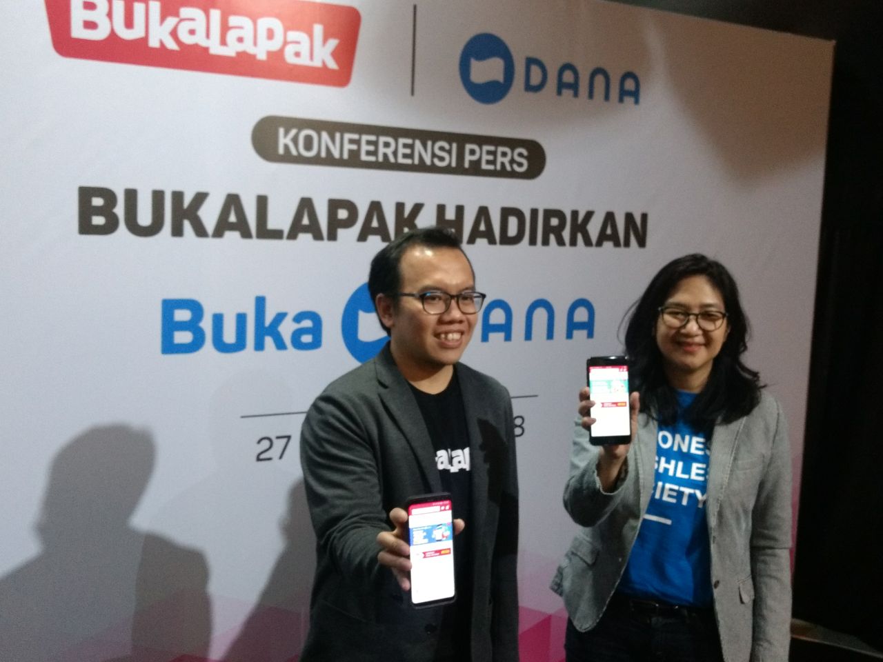 Peresmian kerja sama channel pembayaran DANA di Bukalapak / DailySocial