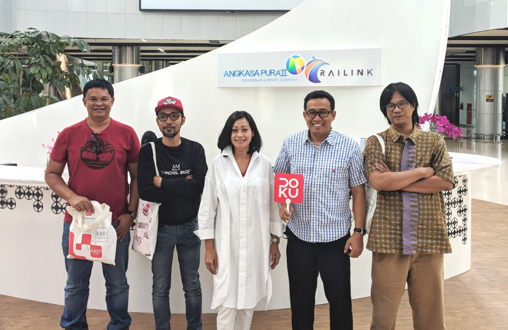 Peresmian kemitraan antara Doku dan Railink / DailySocial