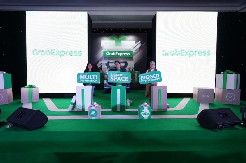 Acara peluncuran layanan logistik GrabExpress Car dan GrabExpress Nalangin