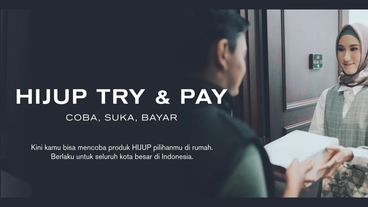 Fitur Try & Pay HIJUB sudah tersedia di seluruh Indonesia / HIJUB