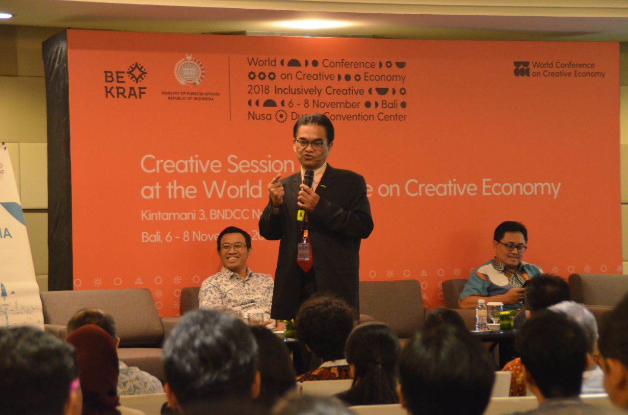 Hari S Sungkari, Deputi BEKRAF saat peluncuran Database Startup Indonesia / BEKRAF