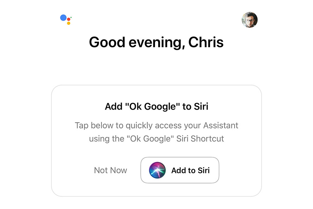 Contoh frasa custom untuk memanggil Google Assistant via Siri / The Verge