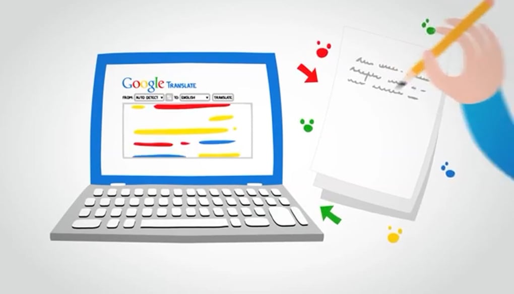 Ilustrasi Layanan Google Translate