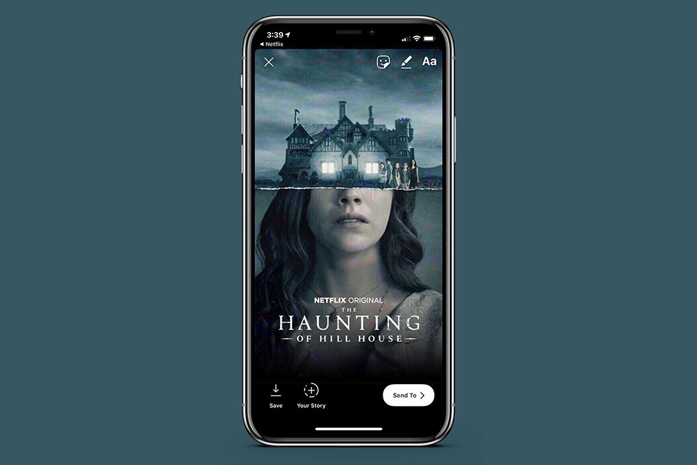 Contoh poster film yang dibagikan ke Instagram Story lewat Netflix / Netflix