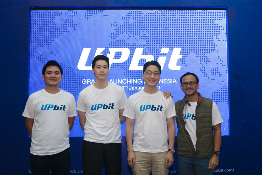 (KI-KA) Resna Raniadi, Jan Kristanto, Alex Kim, Putra Nugraha dari tim Upbit Indonesia / Upbit