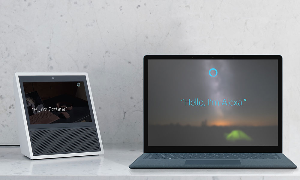 Cortana dan Alexa / Microsoft