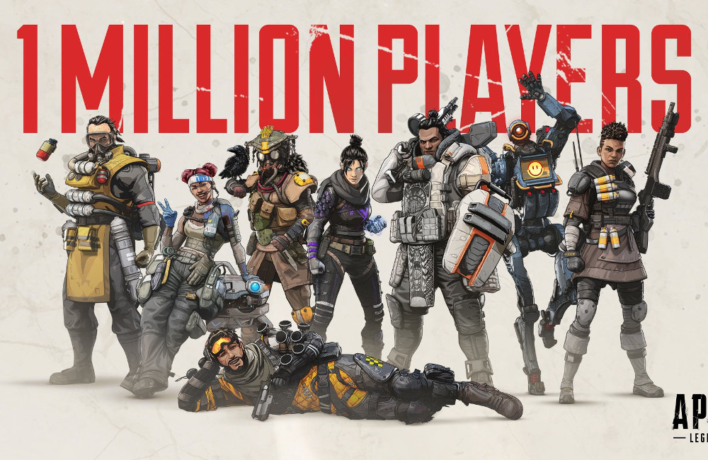 Apex Legends 1 Million Players for SEO