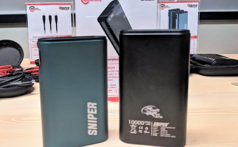 SNIPER Perkenalkan PowerBank dengan Quick Charge 3 dan Power Delivery
