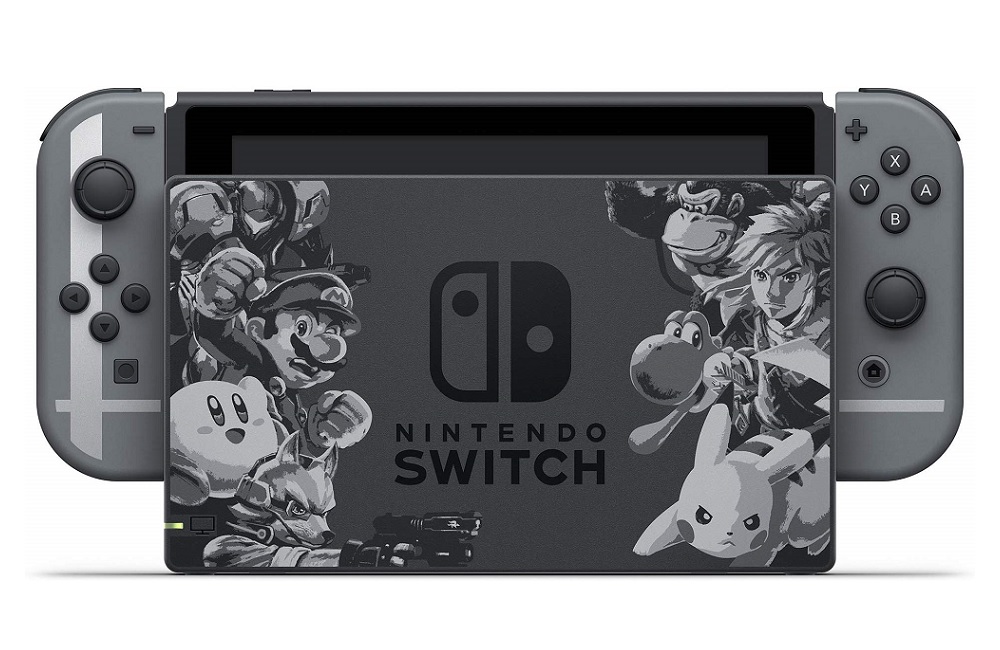 Nintendo Switch Super Smash Bros. Ultimate Edition.