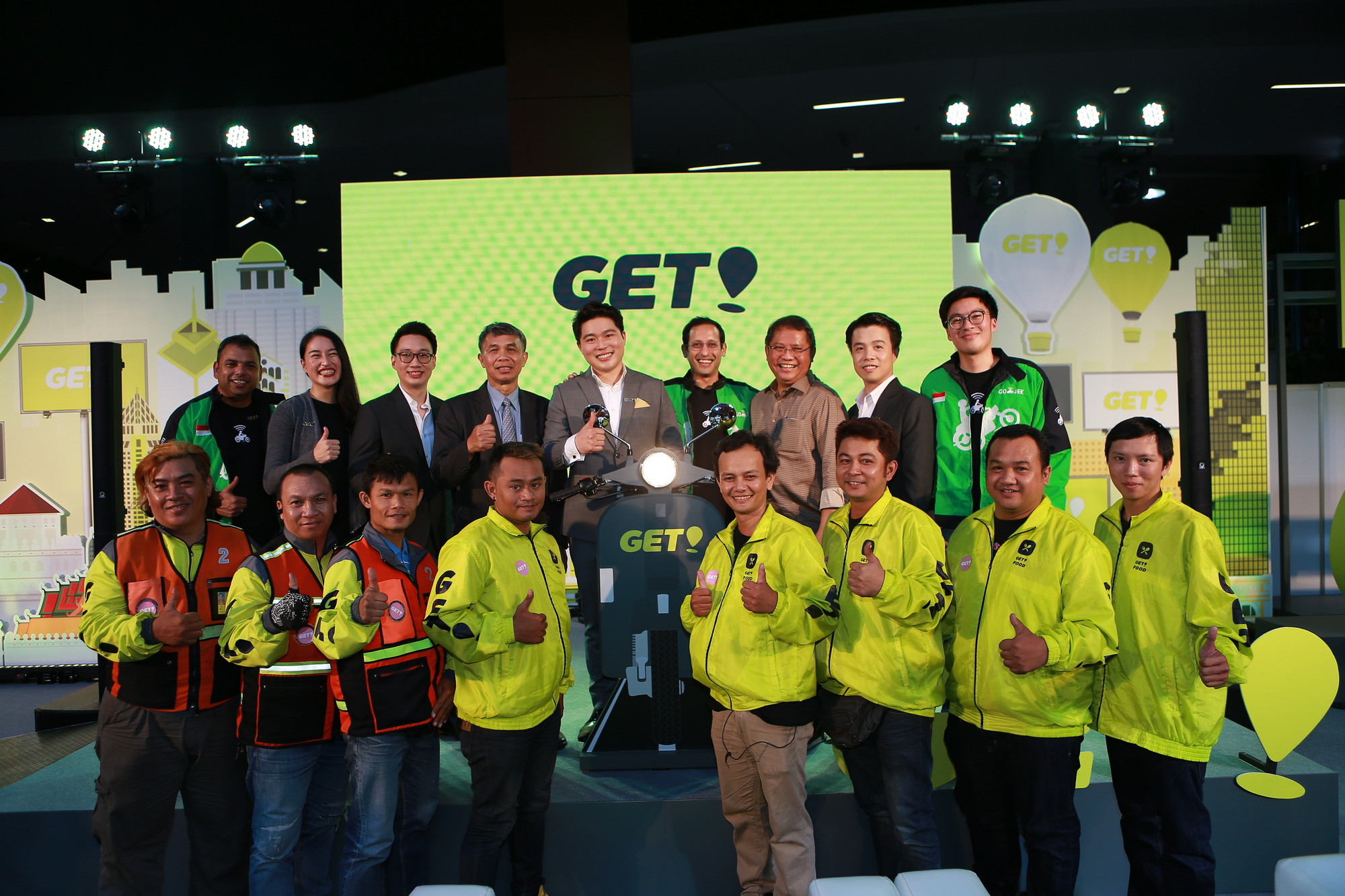 Get launching ceremony in Bangkok. Image: dailysocial.id/Gojek