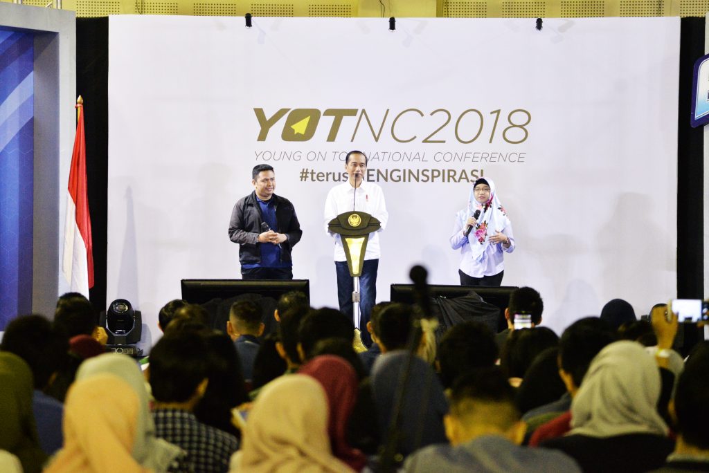 Kemeriahan Young On Top National Conference tahun lalu, dihadiri Presiden Jokowi