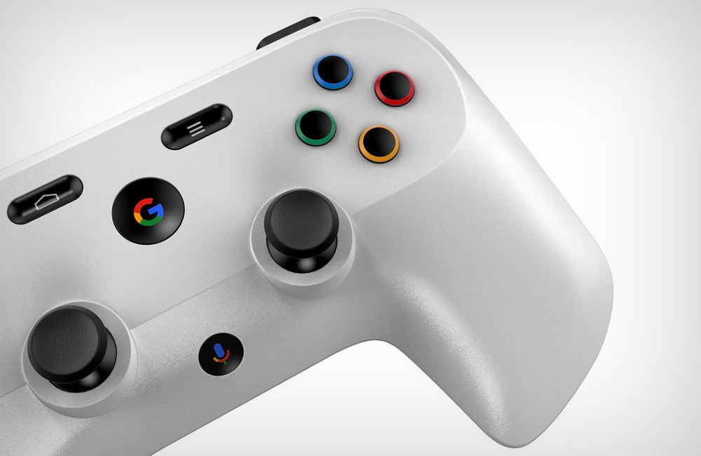 Gamepad Google, di-render oleh YankoDesign.