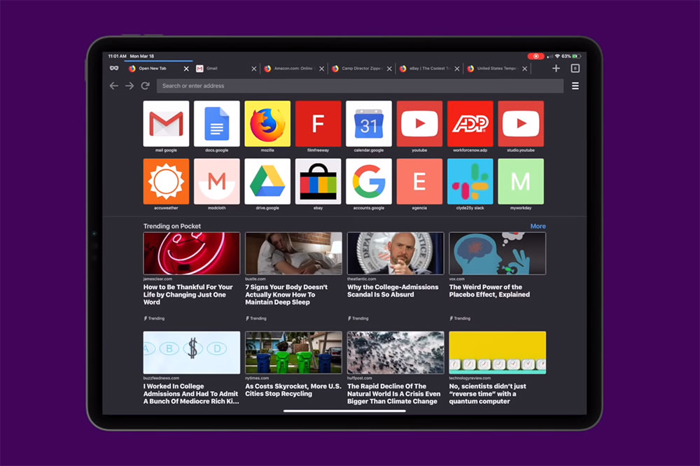 Firefox for iPad / Mozilla