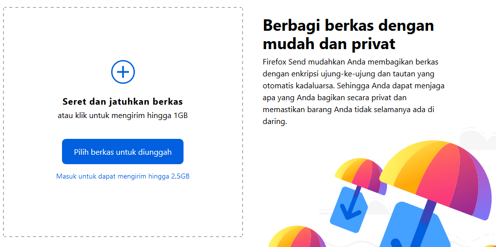 Firefox Send for SEO