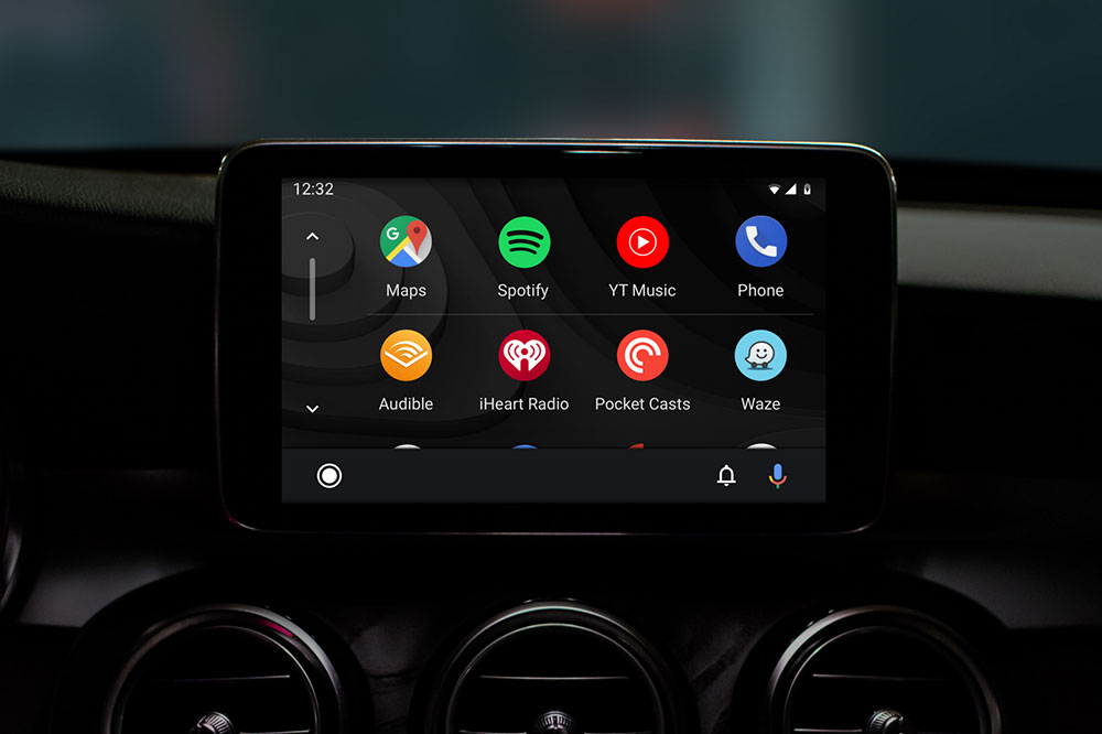 Launcher aplikasi pada versi baru Android Auto / Google