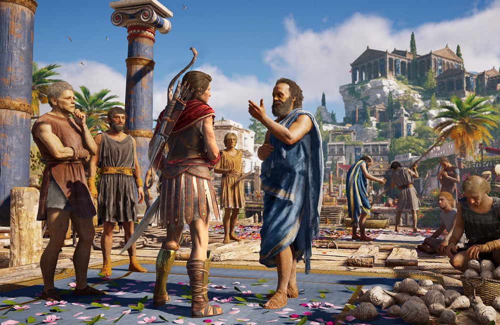 Assassin's Creed Odyssey, salah satu game andalan Google di layanan Stadia.