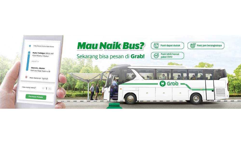 Untuk versi beta, Grab Bus melayani rute bus Cibubur, Cikarang, dan BSD
