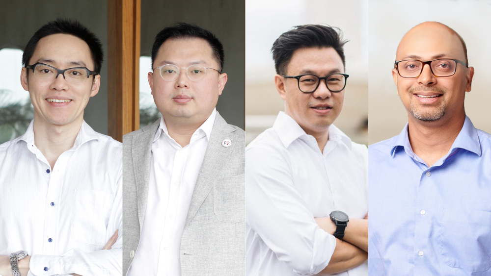 Kiri-kanan: Benedicto Haryono dan Willy Arifin (KoinWorks), Willson Cuaca (EV Growth), Ganesh Rengaswamy (Quona Capital) / DailySocial