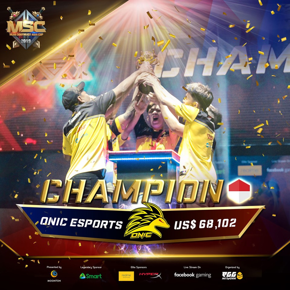 ONIC Esports - MSC 2019 Champion
