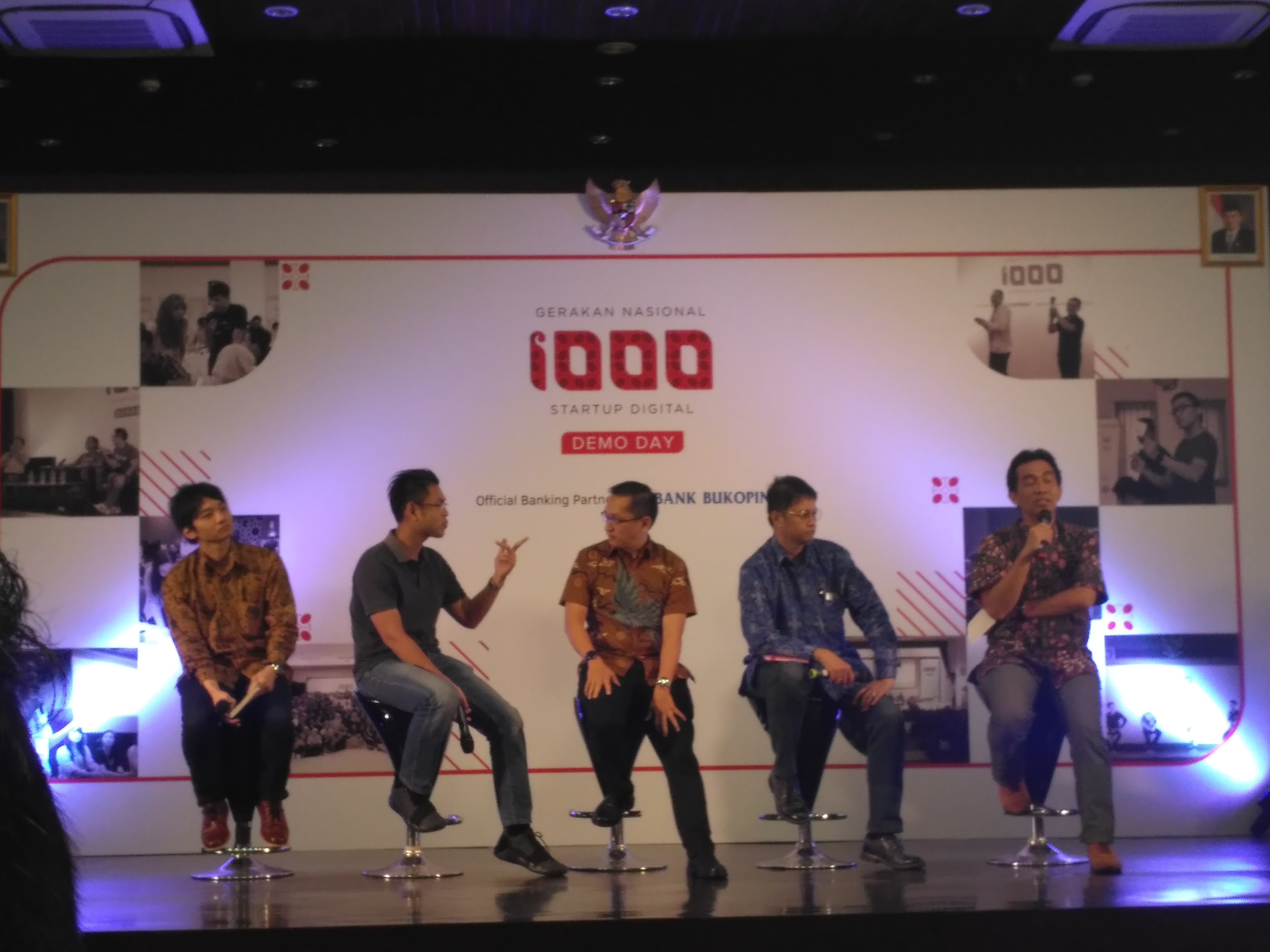 Acara Demo Day pada rangkaian 1000 Startup di tahun 2017