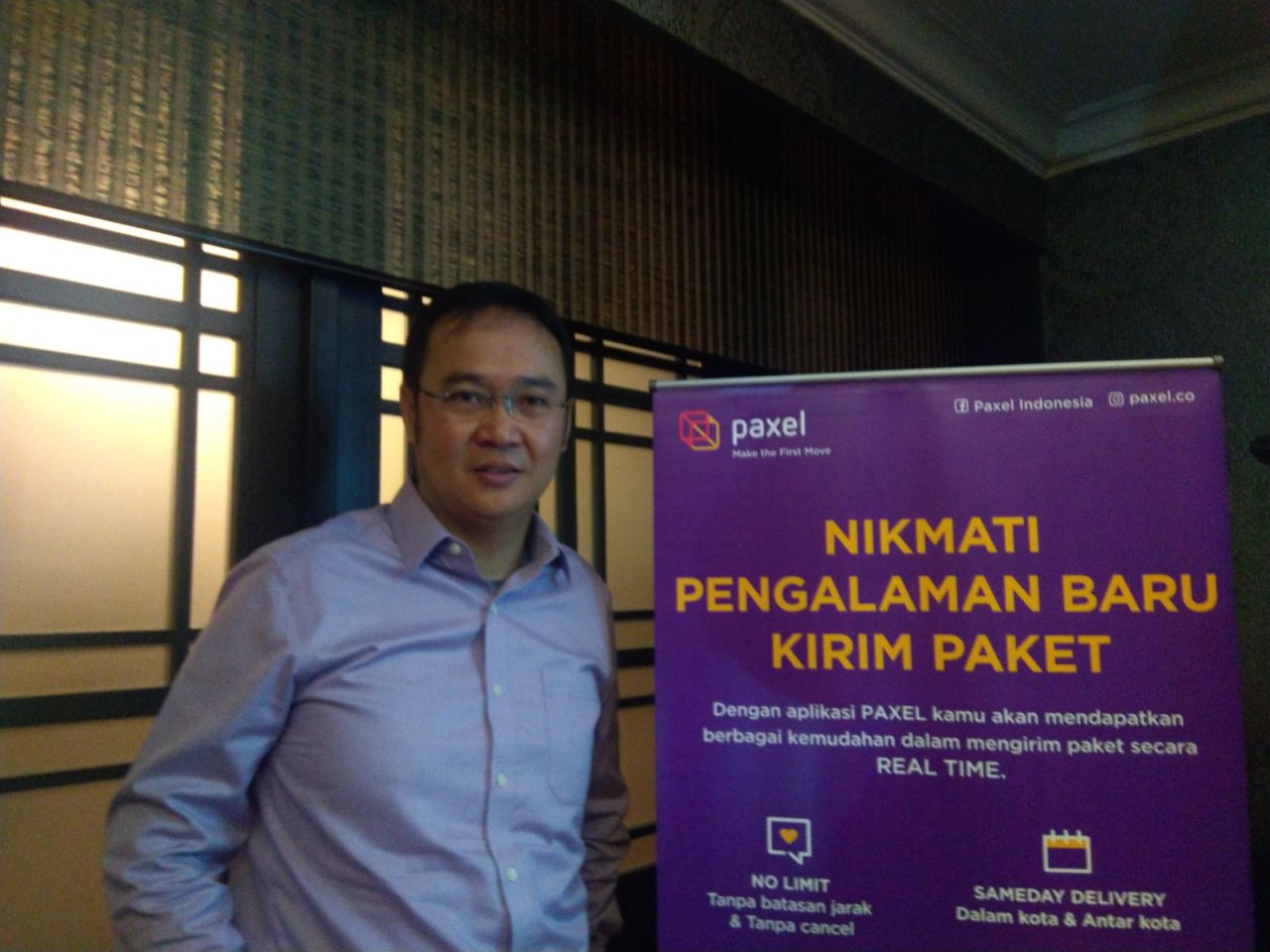 Direktur Utama Paxel Zaldy Ilham Masita
