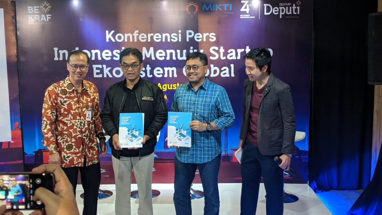 Bekraf dan MIKTI umumkan Jakarta masuk ke dalam kota potensial untuk ekosistem startup global.